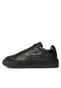 Karl Lagerfeld - KARL LAGERFELD Sneakersy KL62223F Czarny. Kolor: czarny. Materiał: skóra