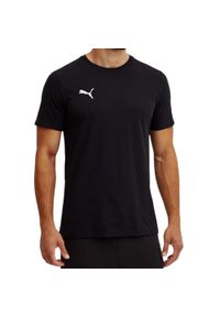 Puma - Koszulka męska sportowa czarna logo PUMA. Kolor: czarny