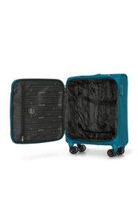 Wittchen - Mała walizka miękka jednokolorowa turkusowa. Kolor: turkusowy. Materiał: poliester #7