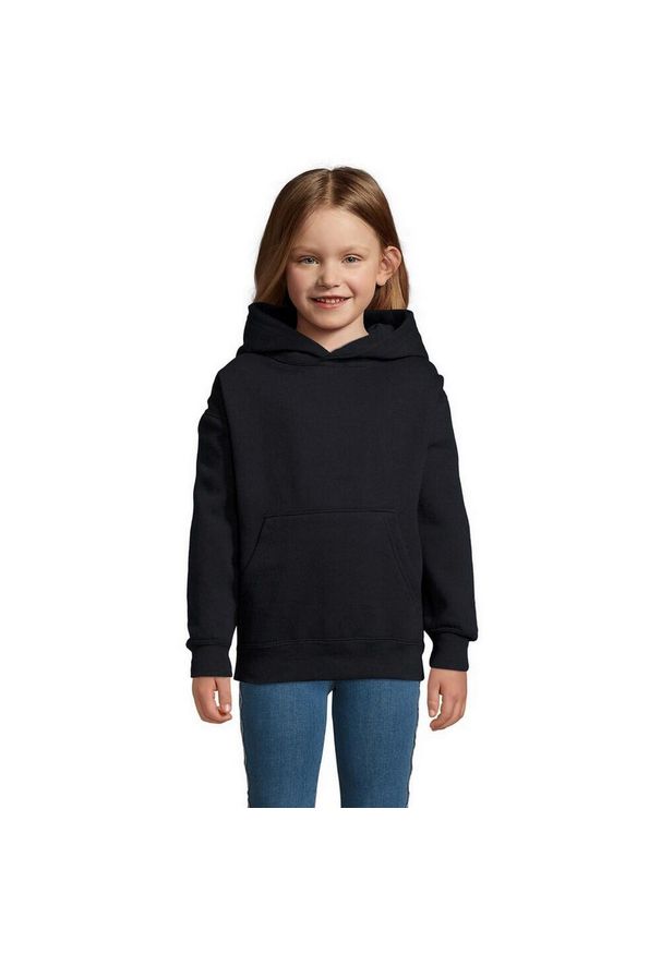 SOL'S - Bluza Z Kapturem Dla Dzieci. Typ kołnierza: kaptur. Kolor: niebieski