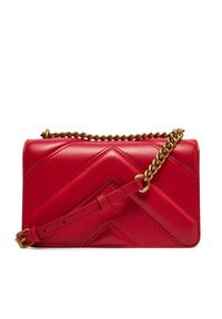 Pinko - PINKO Torebka Love One Mini Light Cl 104550 A26Z Czerwony. Kolor: czerwony. Materiał: skórzane #6