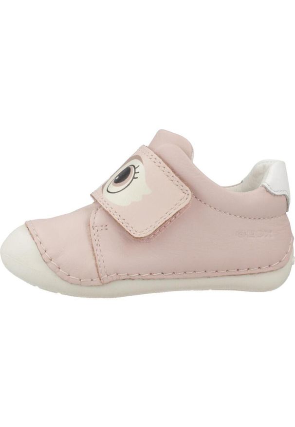 Geox - Buty GEOX B TUTIM Rose. Kolor: różowy. Materiał: skóra. Sport: turystyka piesza
