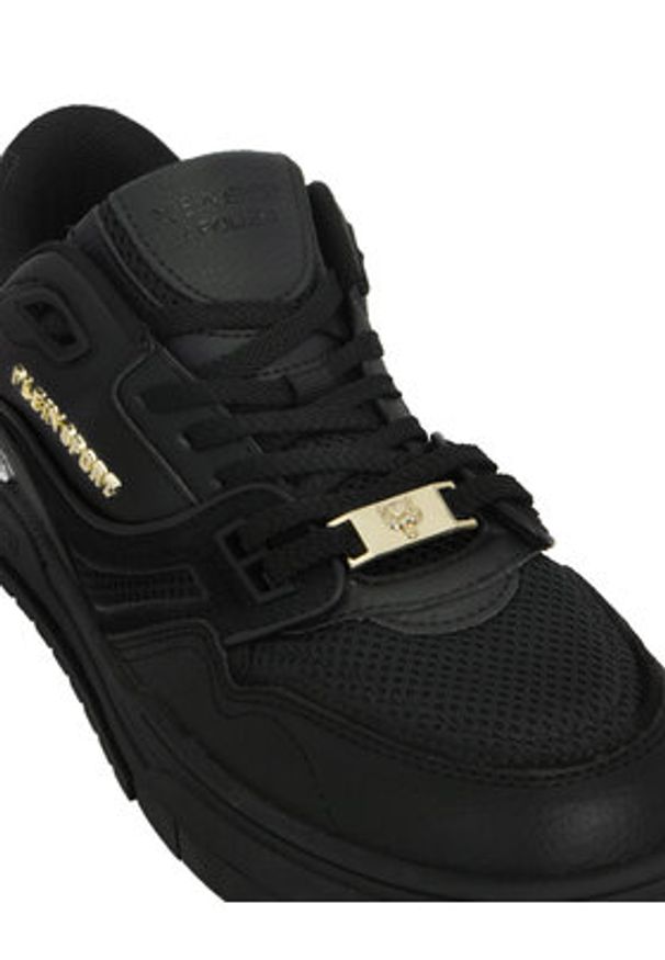Plein Sport Sneakersy SAFS USC0845 STE003N Czarny. Kolor: czarny. Materiał: skóra