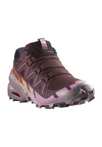 salomon - Buty do biegania damskie Salomon Speedcross 6. Zapięcie: sznurówki. Kolor: czerwony, fioletowy, wielokolorowy. Materiał: syntetyk, materiał, tkanina. Szerokość cholewki: normalna. Model: Salomon Speedcross. Sport: bieganie #1