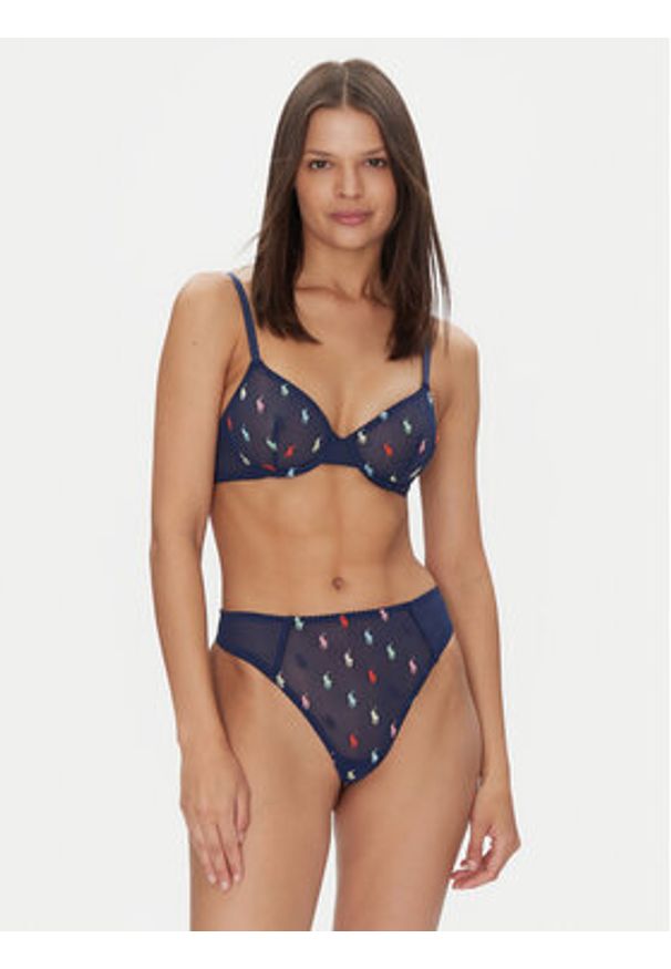 Polo Ralph Lauren Stringi 4P0177 Granatowy. Kolor: niebieski. Materiał: syntetyk