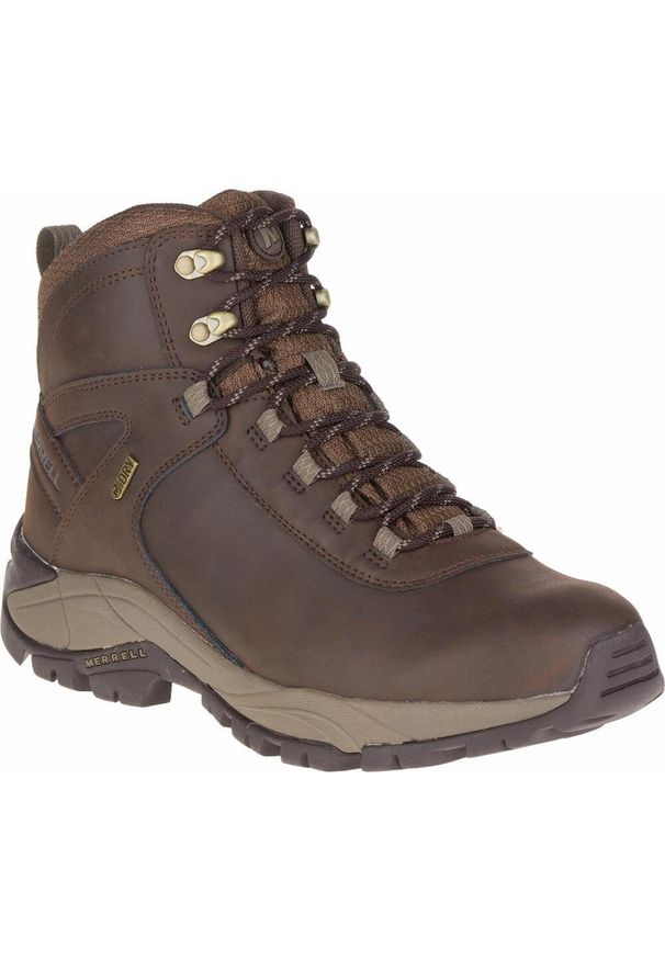 Buty Trekkingowe Męskie Merrell Vego Mid LTR Waterproof. Kolor: brązowy