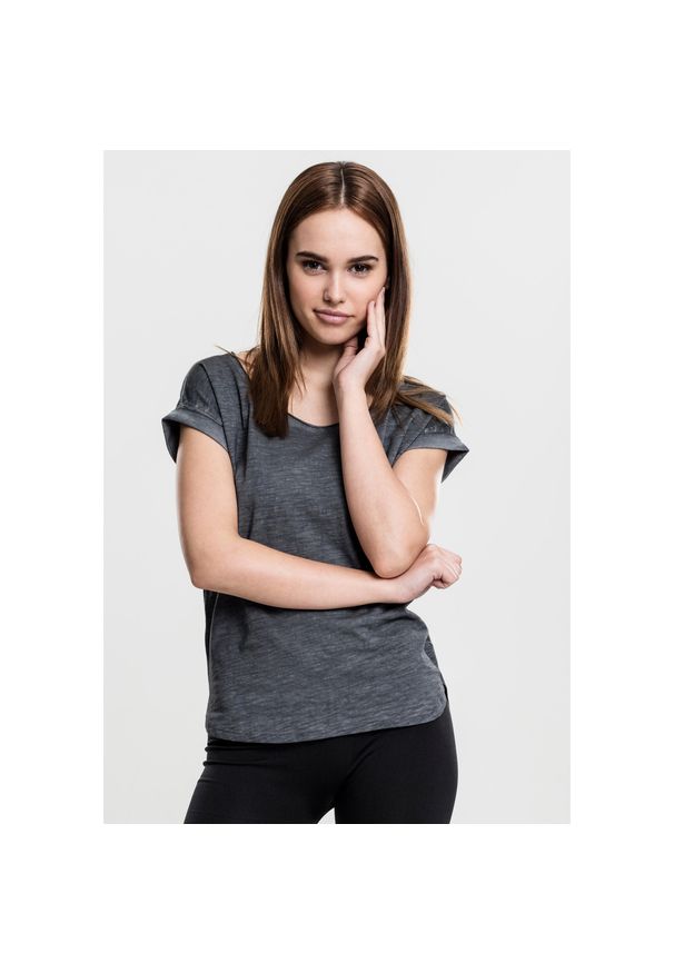 Urban Classics - Koszulka damska Urban Classic Spray long. Kolor: szary