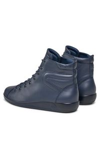 ecco - ECCO Sneakersy Soft 2.0 20652301038 Granatowy. Kolor: niebieski #7