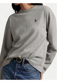 Polo Ralph Lauren Bluzka 211967105003 Szary Straight Fit. Typ kołnierza: polo. Kolor: szary. Materiał: bawełna #3