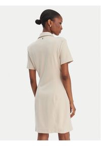 Guess Sukienka codzienna W6RK34 KCMU2 Beżowy Classic Fit. Okazja: na co dzień. Kolor: beżowy. Materiał: wiskoza, syntetyk. Typ sukienki: proste. Styl: casual #4
