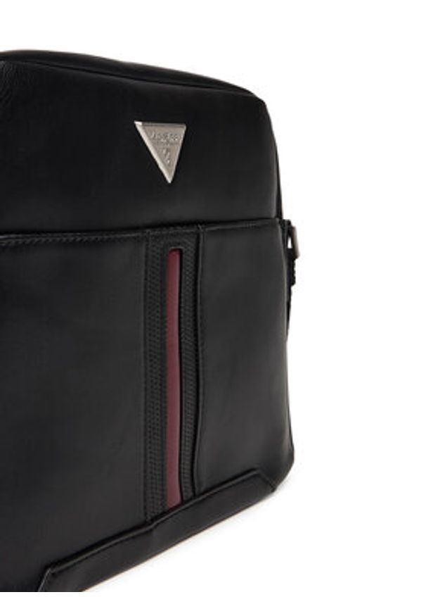 Guess Saszetka HMTOCS P6159 Czarny. Kolor: czarny. Materiał: skóra