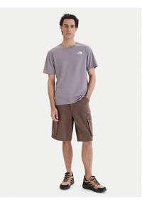 The North Face T-Shirt NSE Box NF0A8GV2 Fioletowy Regular Fit. Kolor: fioletowy. Materiał: bawełna #2