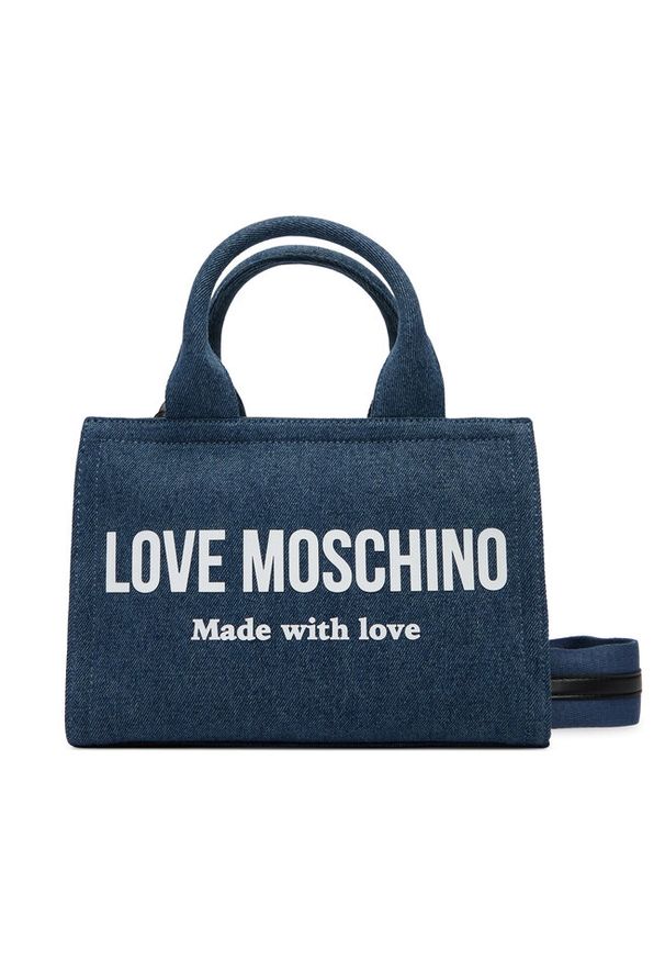 Love Moschino - Torebka LOVE MOSCHINO. Kolor: niebieski
