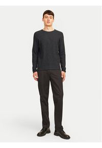 Jack & Jones - Jack&Jones Sweter Cooper 12258407 Szary Regular Fit. Kolor: szary. Materiał: bawełna #5