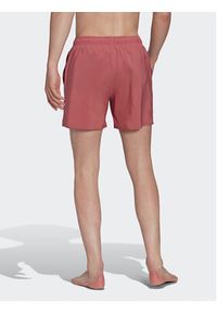 Adidas - adidas Szorty kąpielowe Short Length Solid Swim Shorts HT2163 Różowy Regular Fit. Kolor: różowy. Materiał: syntetyk #4