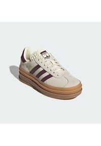 Adidas - adidas Sneakersy Gazelle Bold KI4559 Beżowy. Kolor: beżowy. Materiał: zamsz, skóra. Model: Adidas Gazelle #5