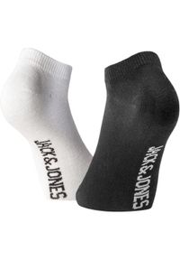 Jack & Jones - Skarpetki bawełniane Jack&Jones Unisex 12-Pack. Kolor: biały, czarny, wielokolorowy. Materiał: bawełna