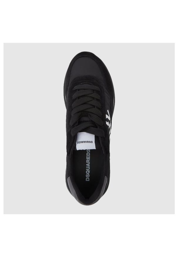 DSQUARED2 Czarny męskie sneakersy running, Rozmiar 41. Kolor: czarny. Sport: bieganie