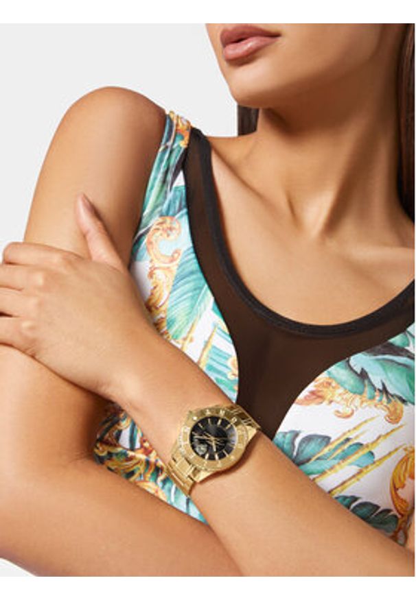 Plein Sport Zegarek Glam PSKBA0923 Złoty. Kolor: złoty. Styl: sportowy