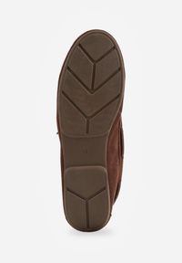 Born2be - Brązowe Mokasyny VICES z Wkładką ze Skóry Naturalnej i Ozdobnymi Koralikami Neni. Okazja: na co dzień. Kolor: brązowy. Materiał: skóra. Styl: casual, klasyczny, elegancki #4