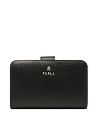 Furla Duży Portfel Damski Camelia WP00314-ARE000-O6000-1-007-20-CN-P Czarny. Kolor: czarny. Materiał: skóra