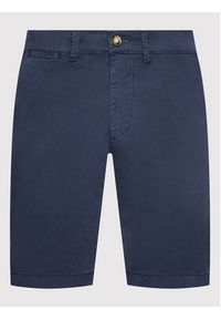 Pepe Jeans Szorty materiałowe Queen PM800938 Granatowy Regular Fit. Kolor: niebieski. Materiał: materiał, bawełna