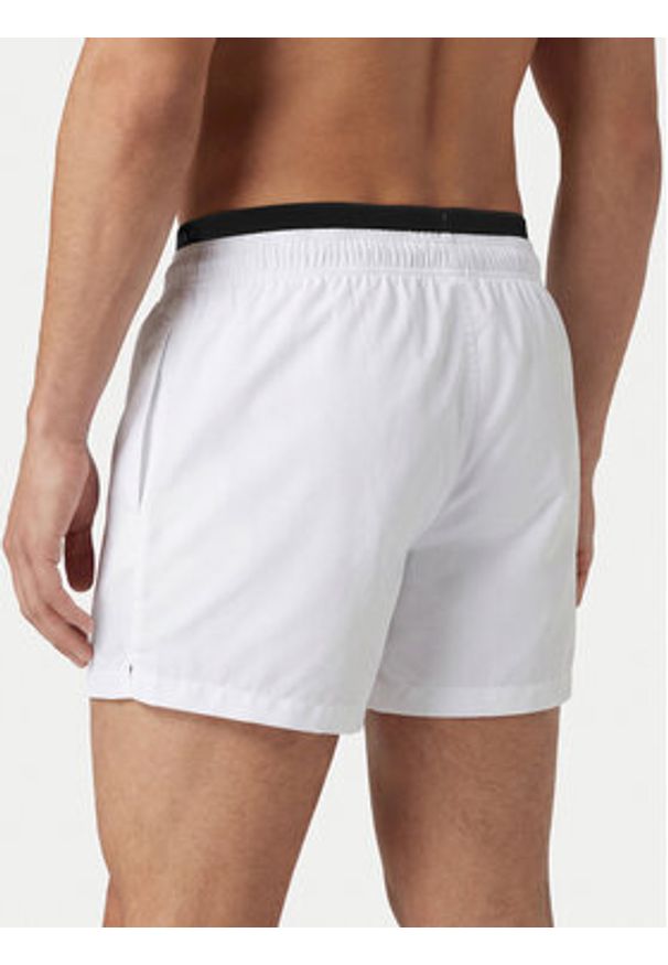 EA7 Emporio Armani Szorty kąpielowe 7M001689 AF21074 U0002 Biały Regular Fit. Kolor: biały. Materiał: syntetyk