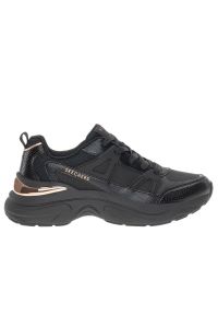 skechers - Buty Skechers Hazel Faye 177576BBK - czarne. Zapięcie: sznurówki. Kolor: czarny. Materiał: skóra, syntetyk, guma. Szerokość cholewki: normalna. Model: Skechers Sport