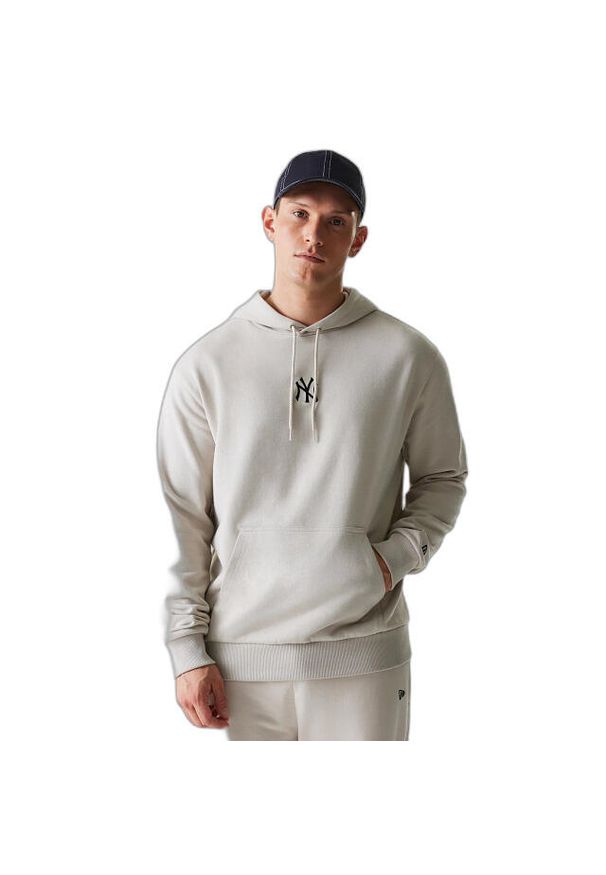 New Era - Oversize hoodie New York Yankees MLB LE Midi. Kolor: beżowy