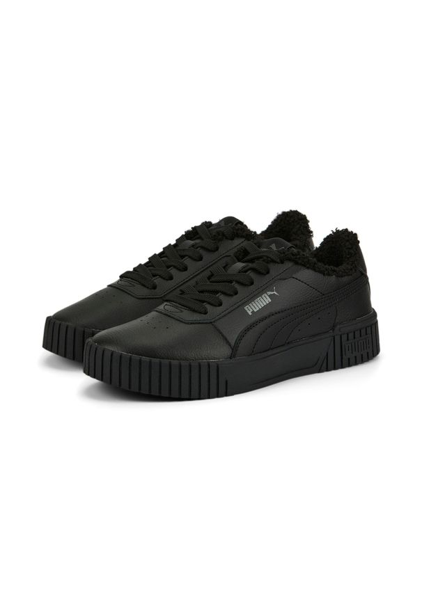 Buty do chodzenia damskie Puma CARINA 2.0 WTR JR. Kolor: wielokolorowy, czarny. Materiał: materiał, syntetyk. Sport: turystyka piesza
