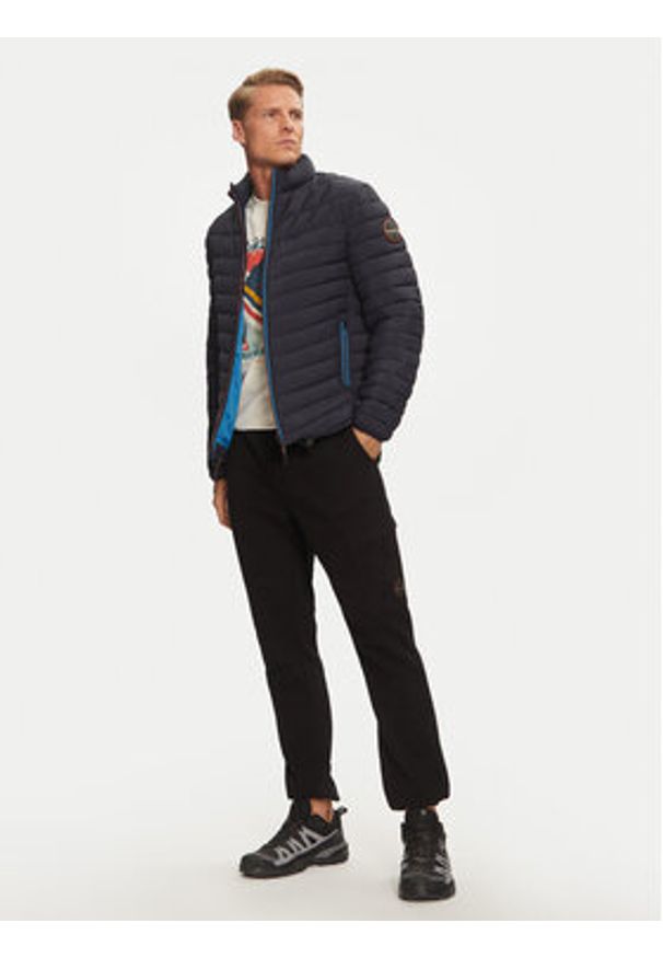 Napapijri Kurtka zimowa A-Lapaz NP0A4I25 Granatowy Regular Fit. Kolor: niebieski. Materiał: syntetyk. Sezon: zima