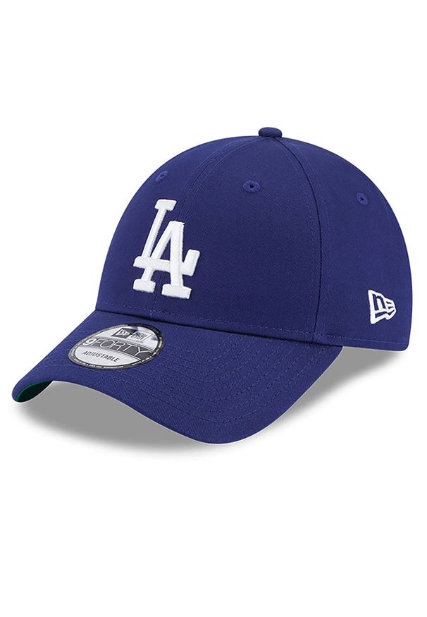 Czapka z daszkiem New Era LA Dodgers Team Side Patch 60364396 - niebieska. Kolor: niebieski. Materiał: bawełna. Wzór: aplikacja. Styl: sportowy