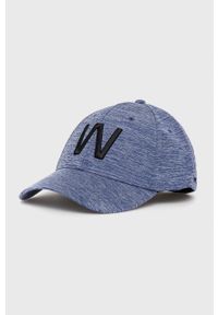 Weekend Max Mara czapka z daszkiem kolor niebieski melanżowa. Kolor: niebieski. Wzór: melanż