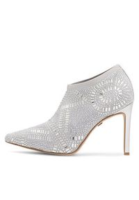 Nine West Półbuty MAJDY FF-1717 Srebrny. Kolor: srebrny. Materiał: materiał #5