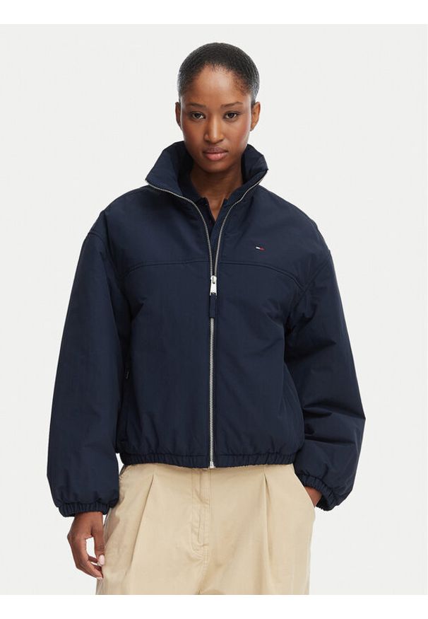 Tommy Jeans Kurtka przejściowa DW0DW22908 Granatowy Regular Fit. Kolor: niebieski. Materiał: syntetyk
