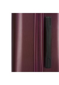 Wittchen - Średnia walizka z polikarbonu fakturowana bordowa. Kolor: czerwony. Materiał: guma. Styl: klasyczny #10