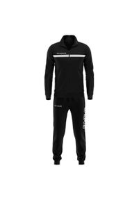 Dres z polaru zapinany na suwak Givova One. Kolor: czarny, wielokolorowy, biały. Materiał: dresówka, polar. Sport: fitness, piłka nożna #1