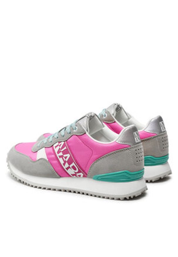 Napapijri Sneakersy NP0A4I7S Różowy. Kolor: różowy. Materiał: skóra