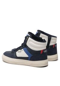 Pepe Jeans Sneakersy Kenton Master Boot PBS30528 Granatowy. Kolor: niebieski. Materiał: skóra #4