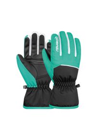 Reusch - Rękawice dziecięce REUSCH Alan Junior. Kolor: wielokolorowy, czarny, zielony. Sport: turystyka piesza #1