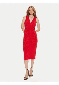 Joseph Ribkoff Sukienka koktajlowa 241205 Czerwony Slim Fit. Kolor: czerwony. Materiał: syntetyk. Styl: wizytowy