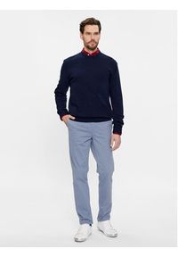 United Colors of Benetton - United Colors Of Benetton Sweter 1002U1G34 Granatowy Regular Fit. Kolor: niebieski. Materiał: wełna #3