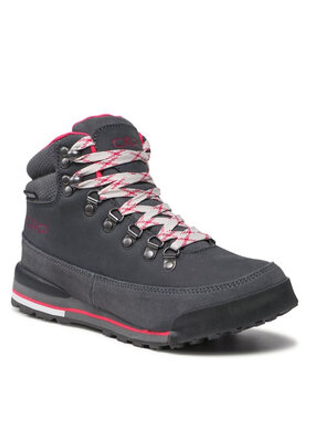 CMP Trekkingi Heka Wmn Hiking Shoes Wp 3Q49556 Szary. Kolor: szary. Materiał: nubuk, skóra