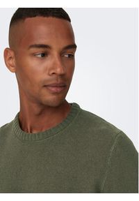 Only & Sons Sweter Ese 22023172 Zielony Regular Fit. Kolor: zielony. Materiał: syntetyk #4