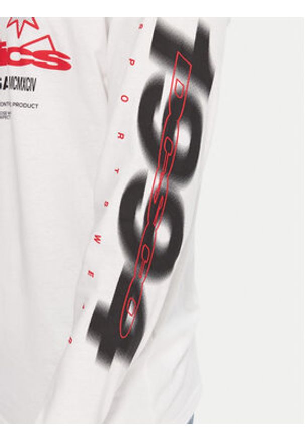 DC Longsleeve Slathletic EDYZT04357 Biały Heritage Fit. Kolor: biały. Materiał: bawełna. Długość rękawa: długi rękaw