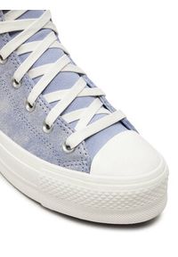 Converse Trampki Chuck Taylor All Star Lift Platform Suede Shimmer Hi A11549C Fioletowy. Kolor: fioletowy. Materiał: skóra, zamsz. Obcas: na platformie #2