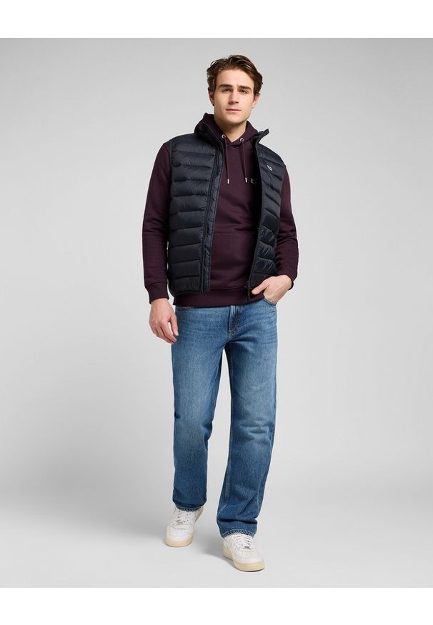 Lee - MESKA KURTKA LEE STAND COLLAR PUFFER VEST BLACK 112370535