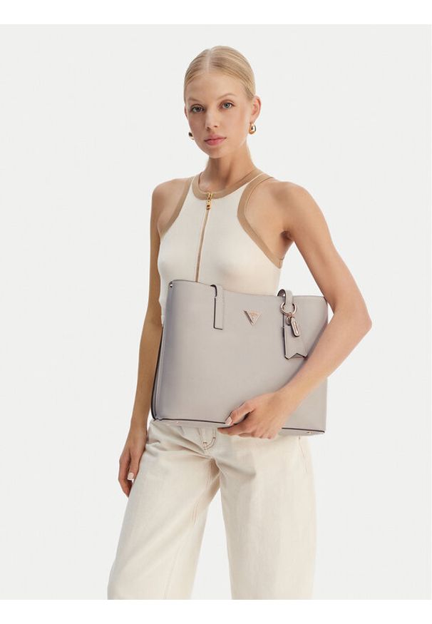 Guess Torebka Meridian II HWBG69 74230 Beżowy. Kolor: beżowy. Materiał: skórzane