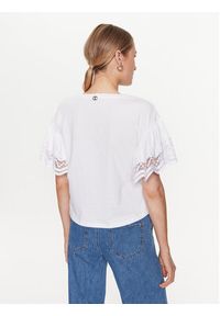 TwinSet - TWINSET T-Shirt 231TT2340 Biały Regular Fit. Kolor: biały. Materiał: bawełna