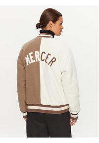 Mercer Amsterdam Kurtka bomber Unisex The All Out Varsity MEAP231007 Beżowy Regular Fit. Kolor: beżowy. Materiał: wełna #4